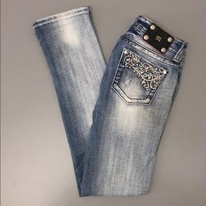 Miss Me Straight Jean Stretch